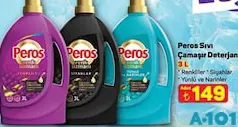 PEROS SIVI ÇAMAŞIR DETERJANI 3 L fiyat ve kampanya bilgisi